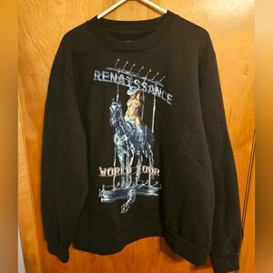 Beyonce Renaissance World Tour Sweatshirt NWOT Size L